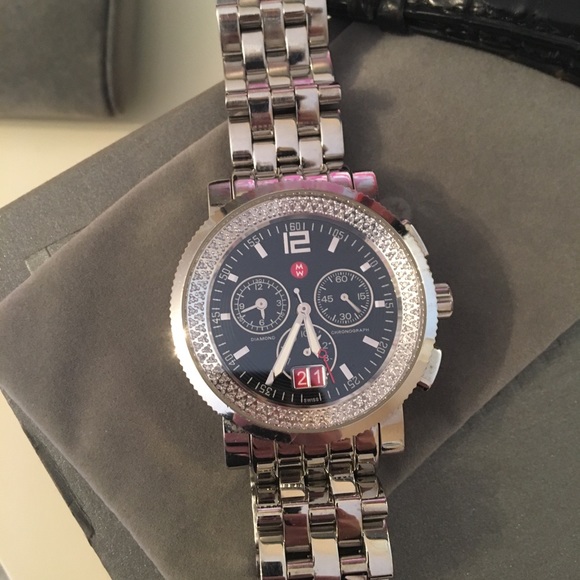 Michele Large Diamond Sport Sail-20 mm Strap size - Picture 3 of 7